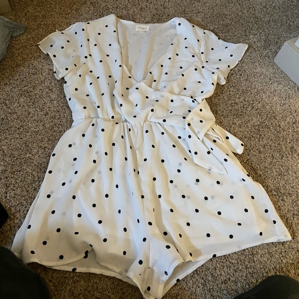 Polk a dot romper